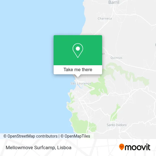 Mellowmove Surfcamp map
