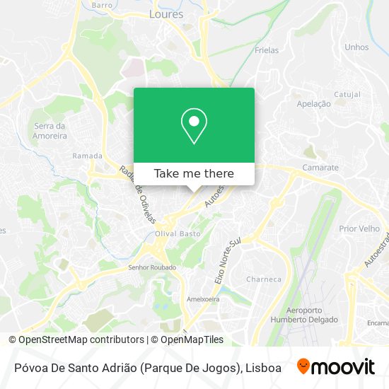 Póvoa De Santo Adrião (Parque De Jogos) map
