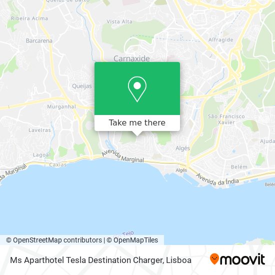 Ms Aparthotel Tesla Destination Charger mapa