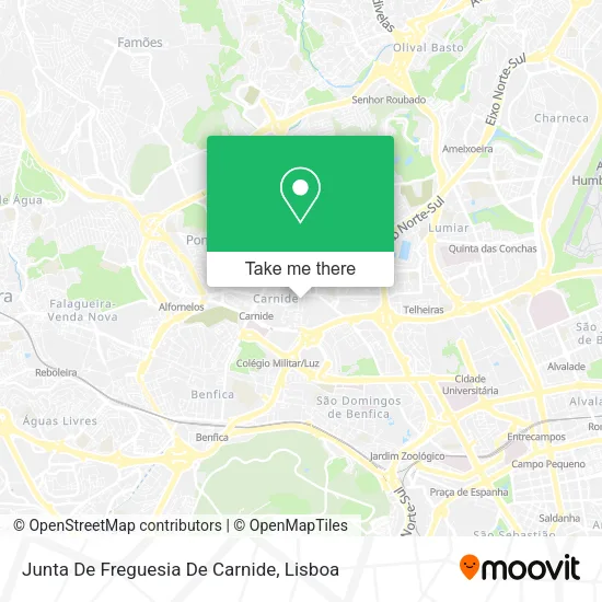 Junta De Freguesia De Carnide map