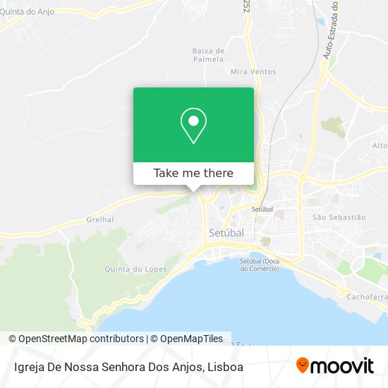 Igreja De Nossa Senhora Dos Anjos mapa