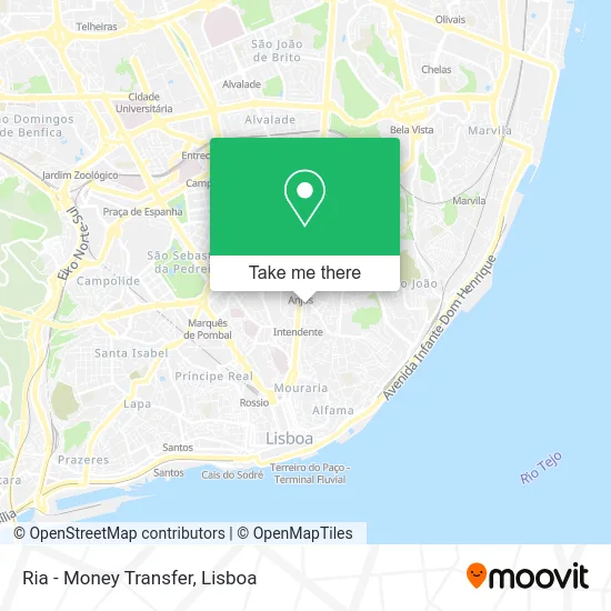 Ria - Money Transfer map