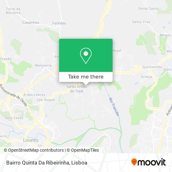 Bairro Quinta Da Ribeirinha map