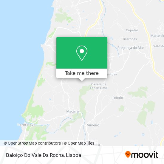 Baloiço Do Vale Da Rocha map