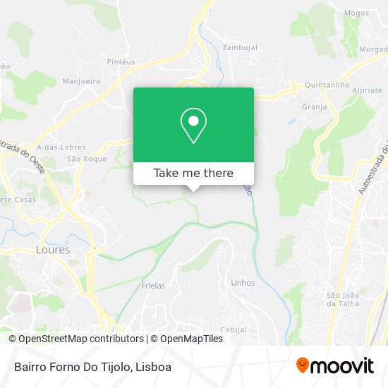Bairro Forno Do Tijolo mapa