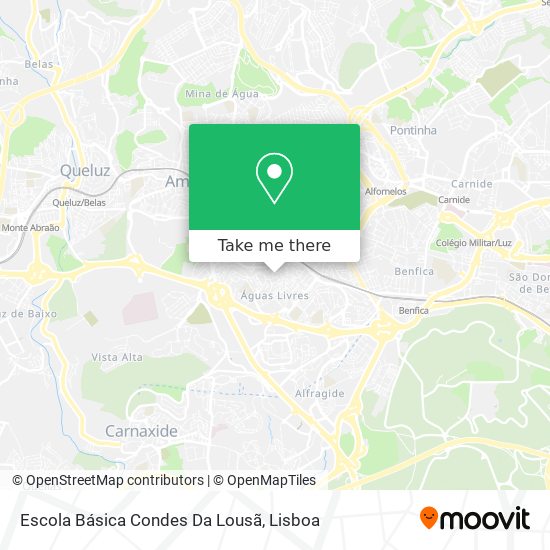 Escola Básica Condes Da Lousã map