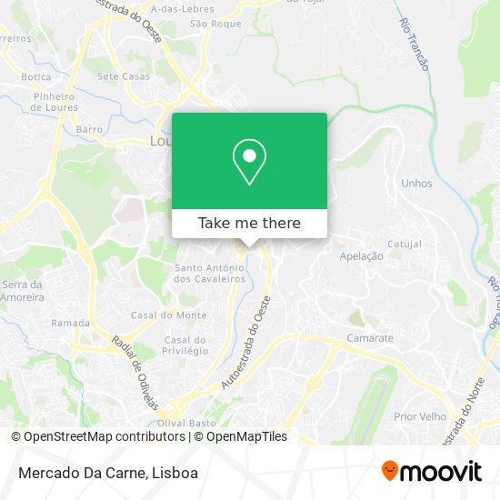 Mercado Da Carne mapa