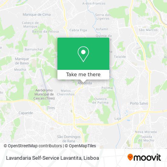 Lavandaria Self-Service Lavantita mapa