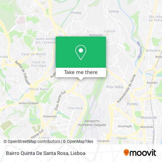 Bairro Quinta De Santa Rosa mapa