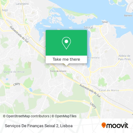 Serviços De Finanças Seixal 2 map