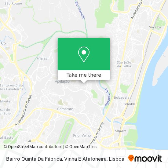 Bairro Quinta Da Fábrica, Vinha E Atafoneira map