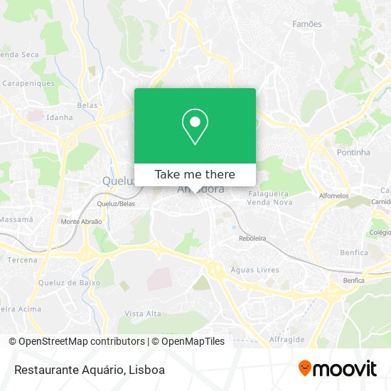 Restaurante Aquário mapa