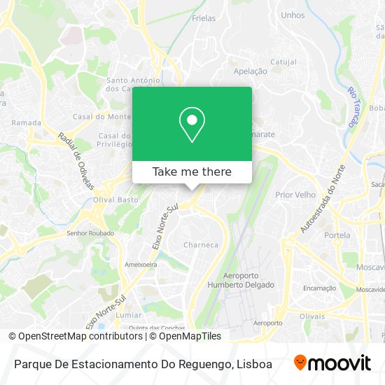 Parque De Estacionamento Do Reguengo mapa