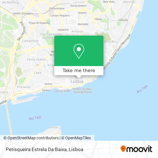 Petisqueira Estrela Da Baixa map