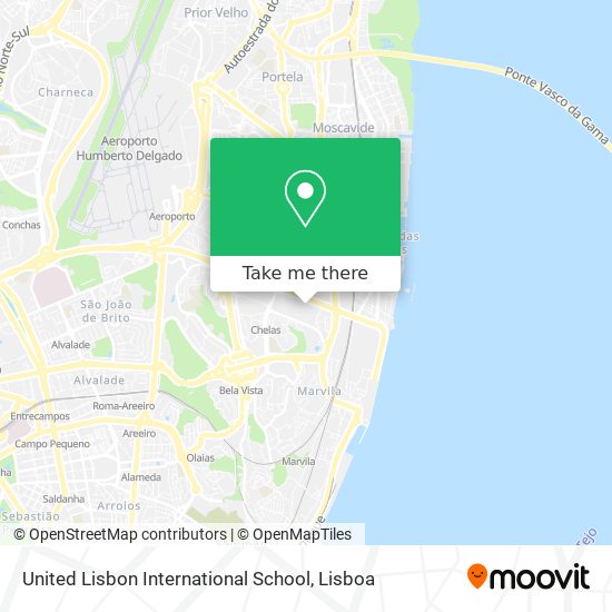 United Lisbon International School map