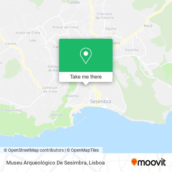 Museu Arqueológico De Sesimbra map