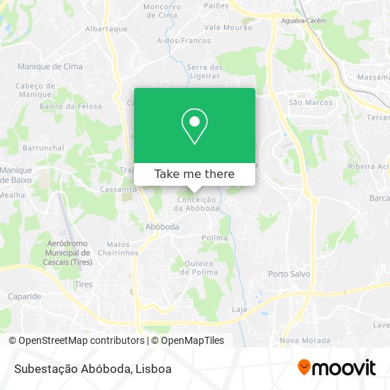 Subestação Abóboda map