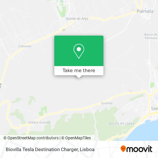 Biovilla Tesla Destination Charger map