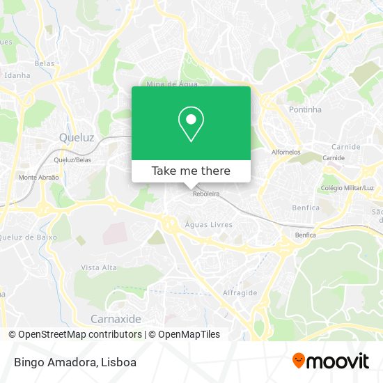 Bingo Amadora mapa