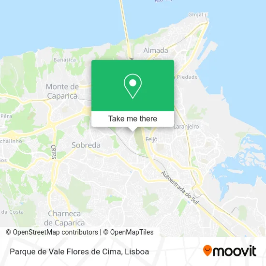 Parque de Vale Flores de Cima map