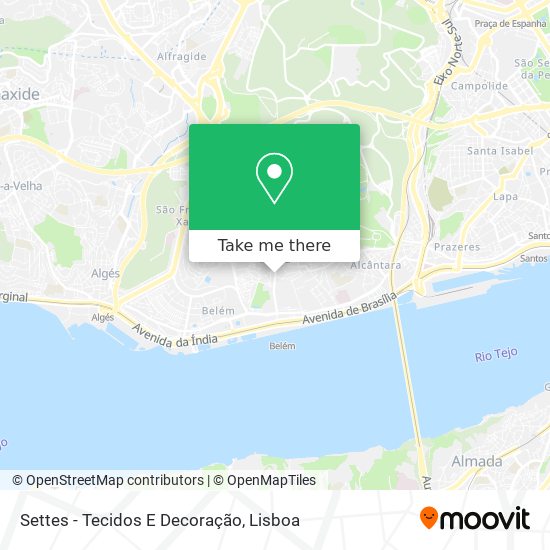 Settes - Tecidos E Decoração map