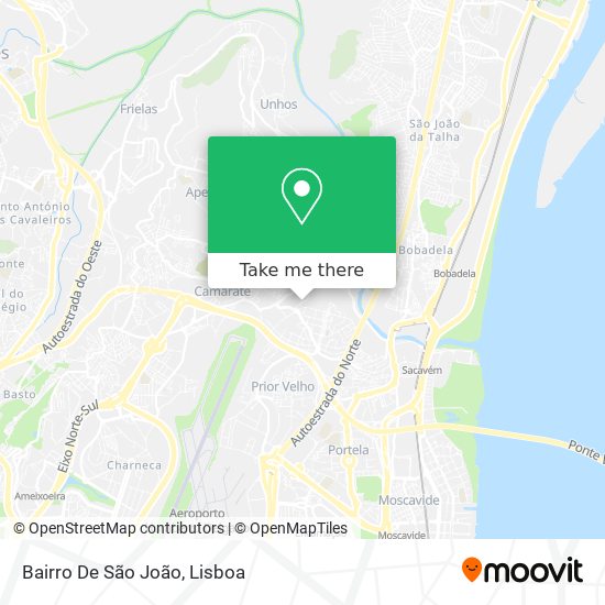 Bairro De São João map