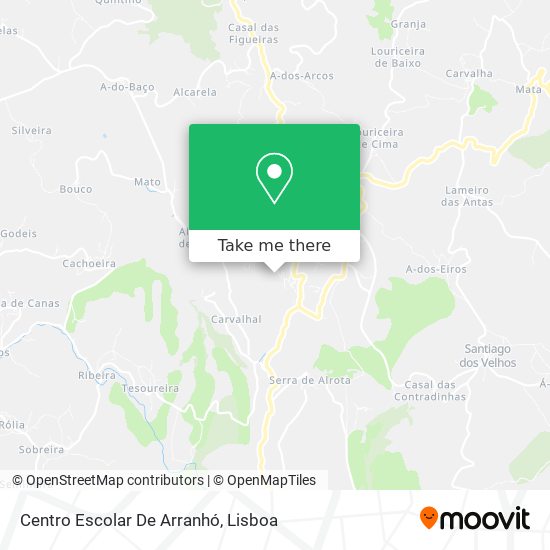 Centro Escolar De Arranhó map