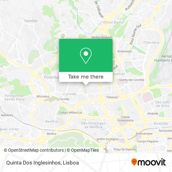 Quinta Dos Inglesinhos mapa