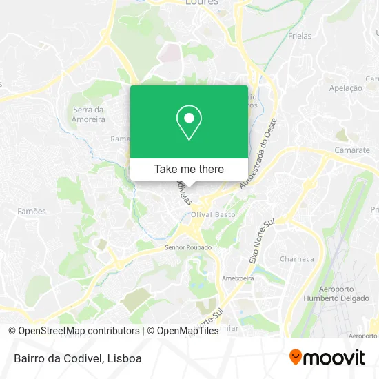 Bairro da Codivel map