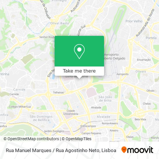 Rua Manuel Marques / Rua Agostinho Neto mapa