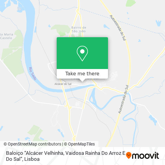Baloiço “Alcácer Velhinha, Vaidosa Rainha Do Arroz E Do Sal” map