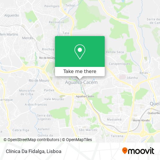 Clínica Da Fidalga map