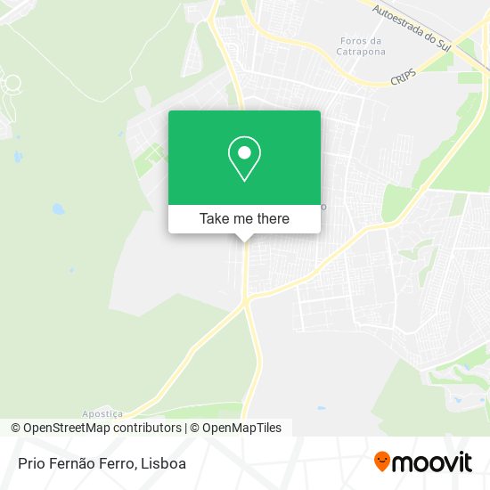 Prio Fernão Ferro map