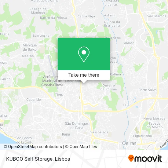KUBOO Self-Storage map