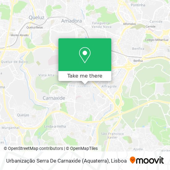 Urbanização Serra De Carnaxide (Aquaterra) mapa