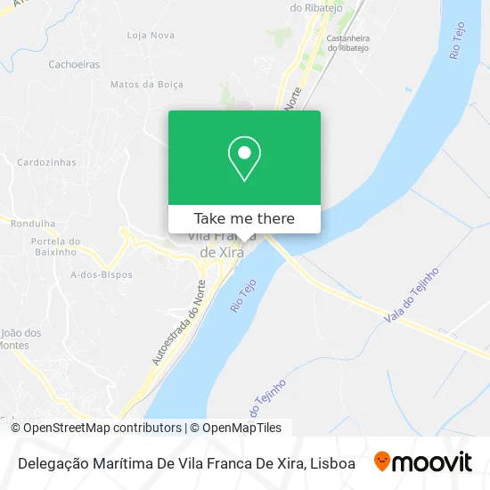 Delegação Marítima De Vila Franca De Xira map