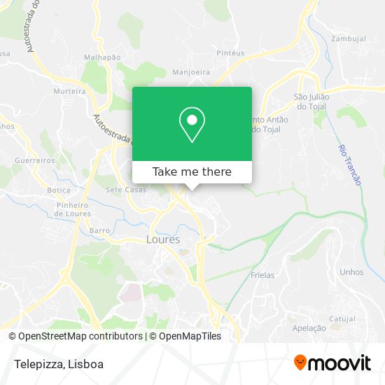 Telepizza map