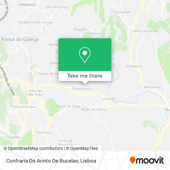 Confraria Do Arinto De Bucelas map