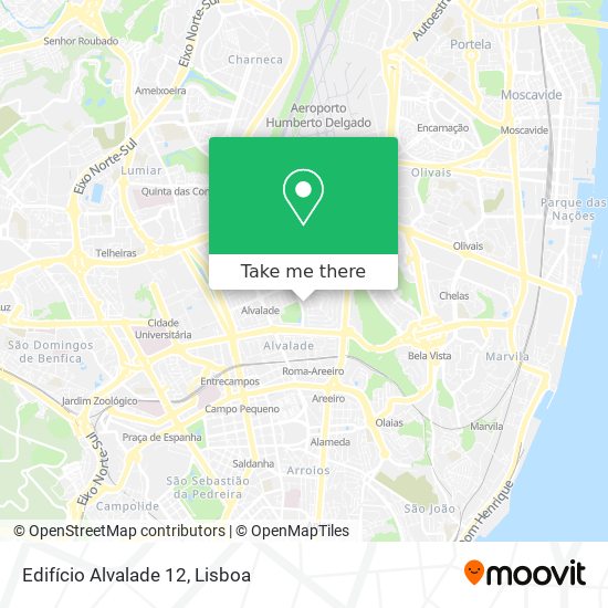 Edifício Alvalade 12 map