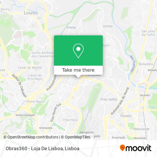 Obras360 - Loja De Lisboa map