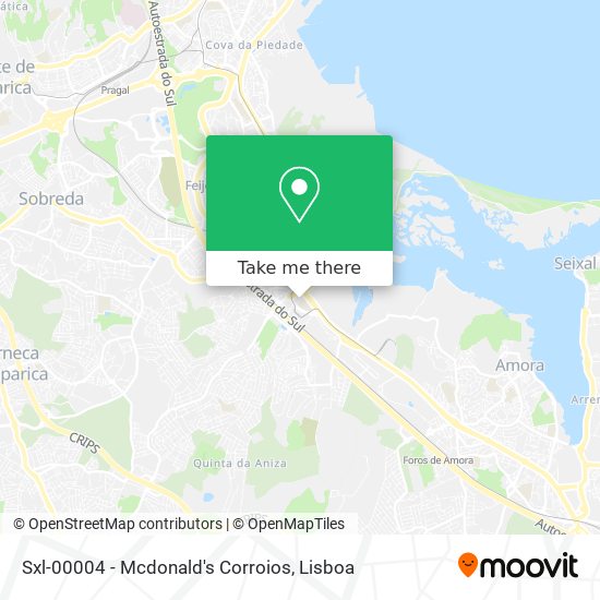 Sxl-00004 - Mcdonald's Corroios map