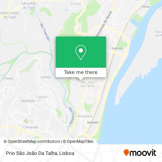 Prio São João Da Talha map
