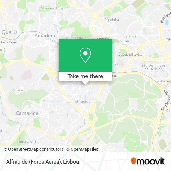 Alfragide (Força Aérea) map