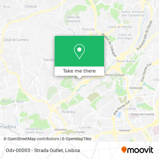Odv-00003 - Strada Outlet map