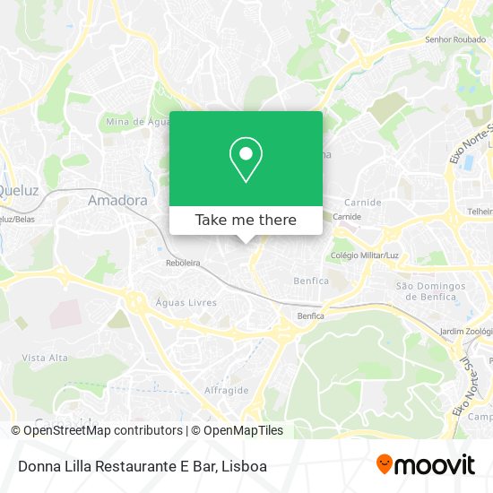 Donna Lilla Restaurante E Bar map