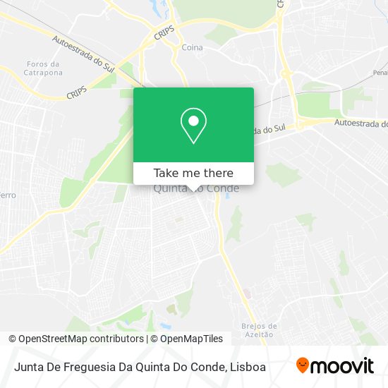 Junta De Freguesia Da Quinta Do Conde map