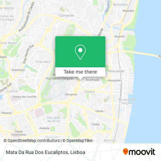 Mata Da Rua Dos Eucaliptos map