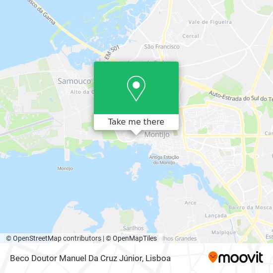 Beco Doutor Manuel Da Cruz Júnior mapa