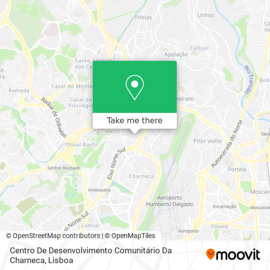 Centro De Desenvolvimento Comunitário Da Charneca map