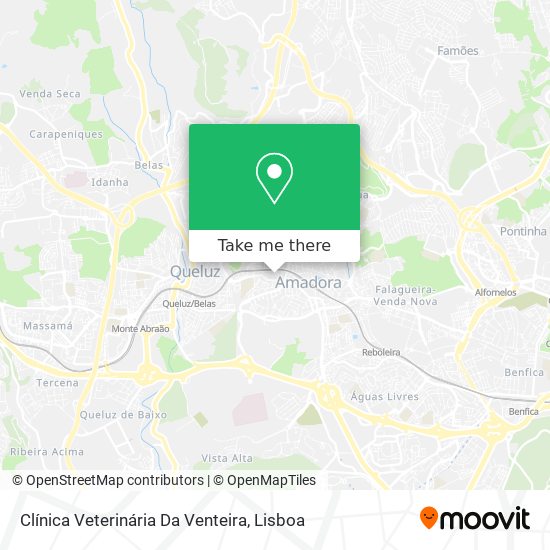 Clínica Veterinária Da Venteira mapa